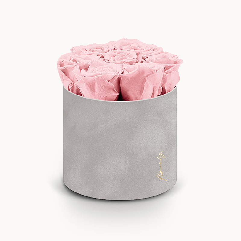 flower box z wiecznymi różami