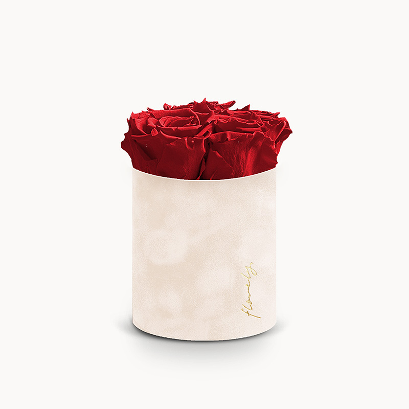 Flower box z wiecznymi różami
